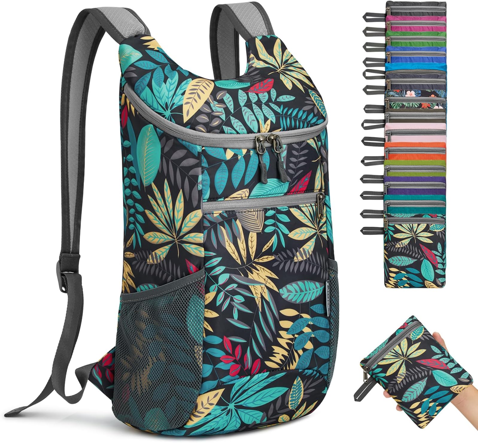 Lightweight Packable Hiking Backpack for Men Women Small Hiking Daypacks Foldable Shoulder Pack Casual Outdoor Bag 11L