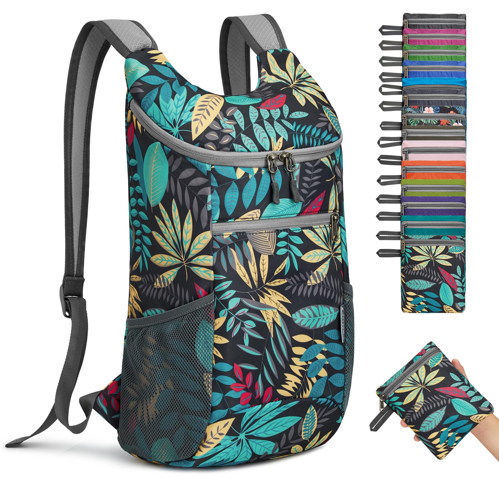 Lightweight Packable Hiking Backpack for Men Women Small Hiking Daypacks Foldable Shoulder Pack Casual Outdoor Bag 11L