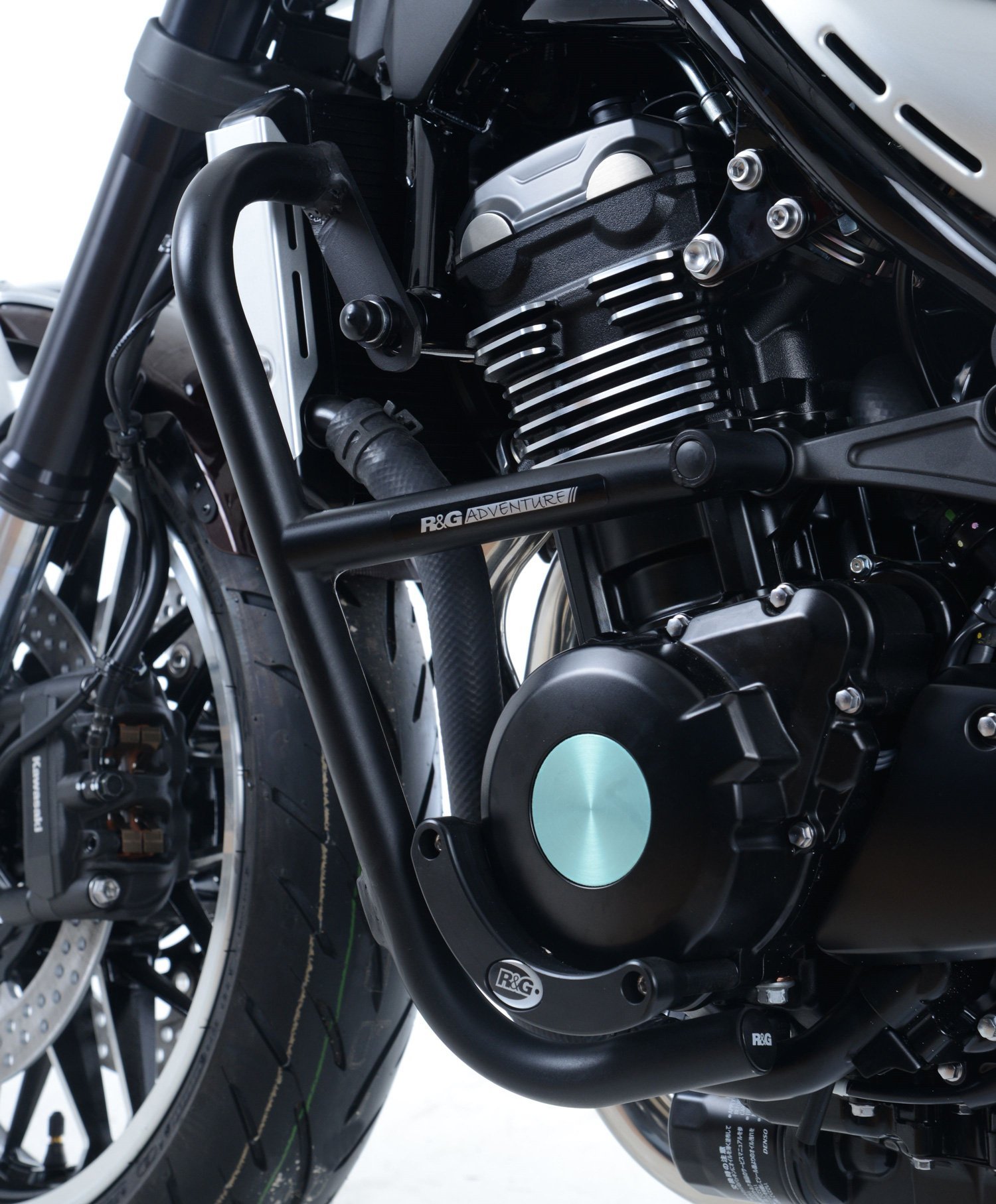 Amazon | R&G(アールアンドジー) アドベンチャーバー ブラック Z900RS 