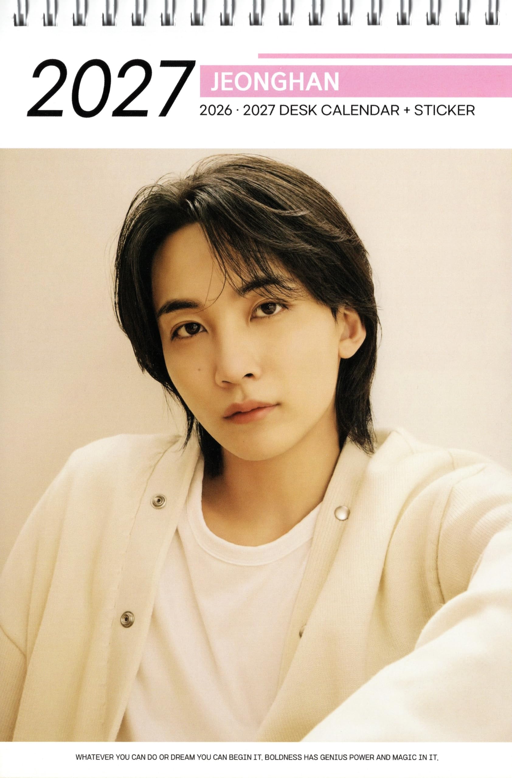 Amazon.co.jp: ジョンハン グッズ 卓上 カレンダー (写真集 カレンダー