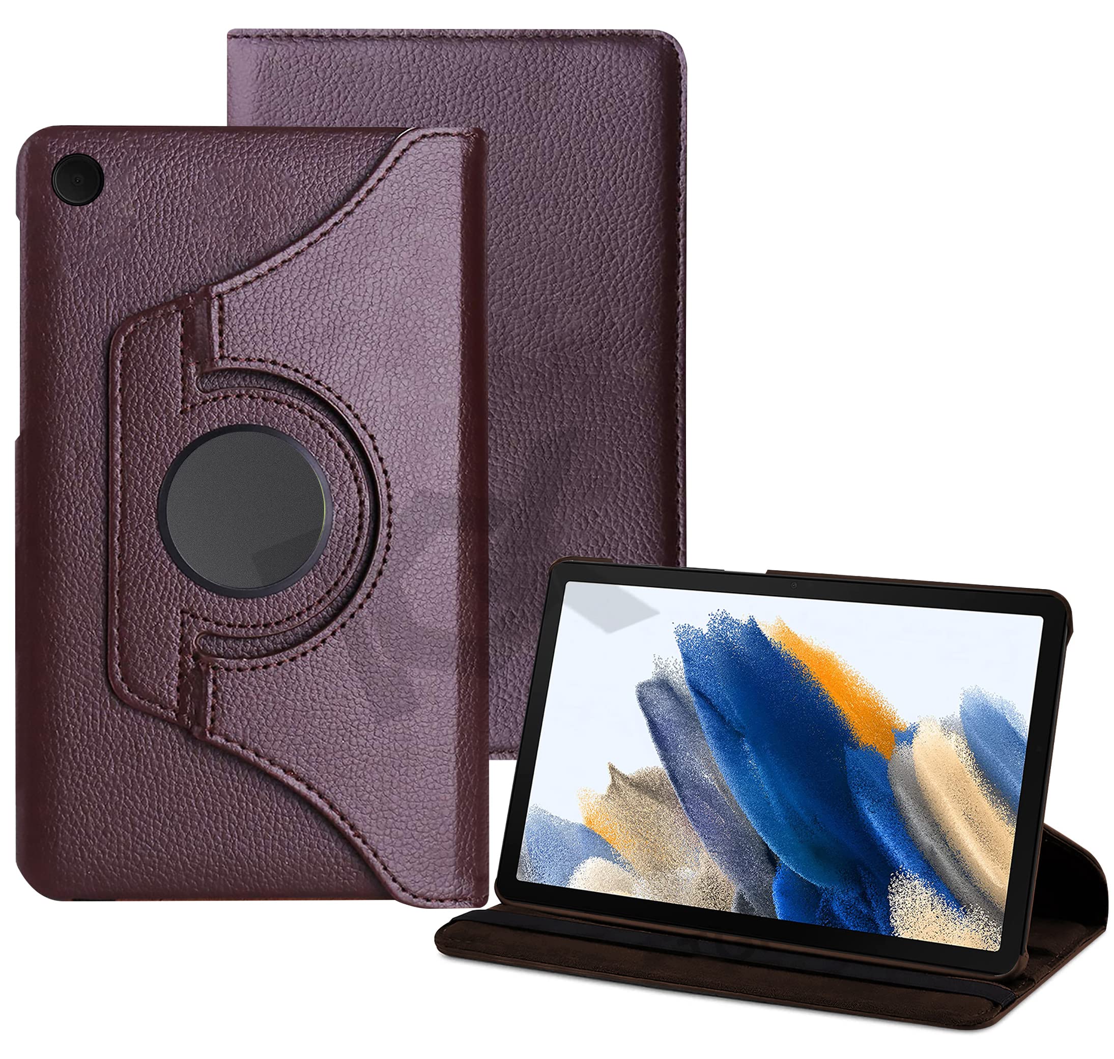 TGK 360 Degree Rotating Leather Stand Case Cover for Samsung Galaxy Tab A8 10.5 Cover 2022 [Model: SM-X200 / SM-X205 / SM-X207] Brown (B09YQ72FFL) Amazon Price History, Amazon Price Tracker
