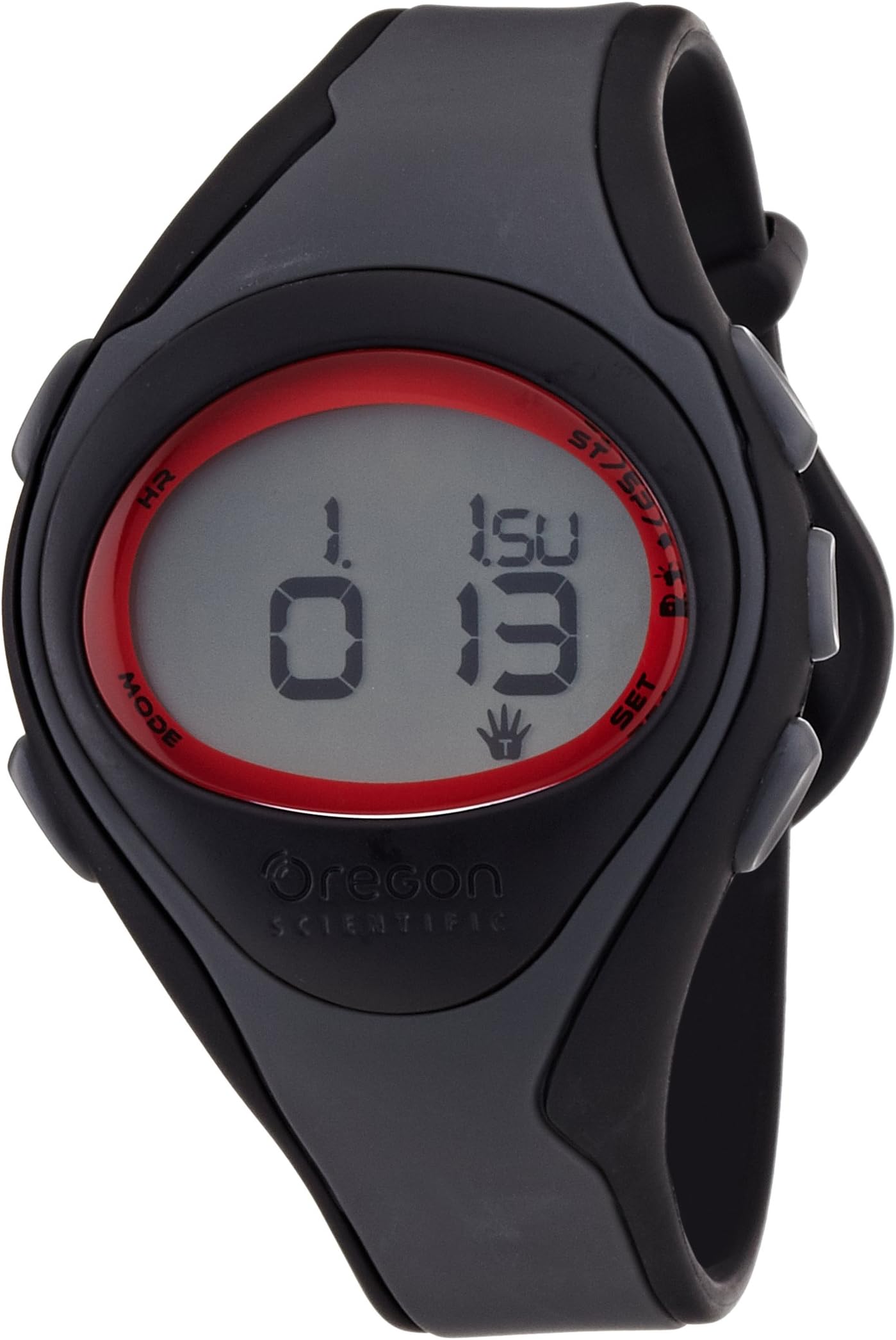 Oregon Scientific Digital Heart Rate Monitor With Tap On Lens - Black / Grey, 50 G