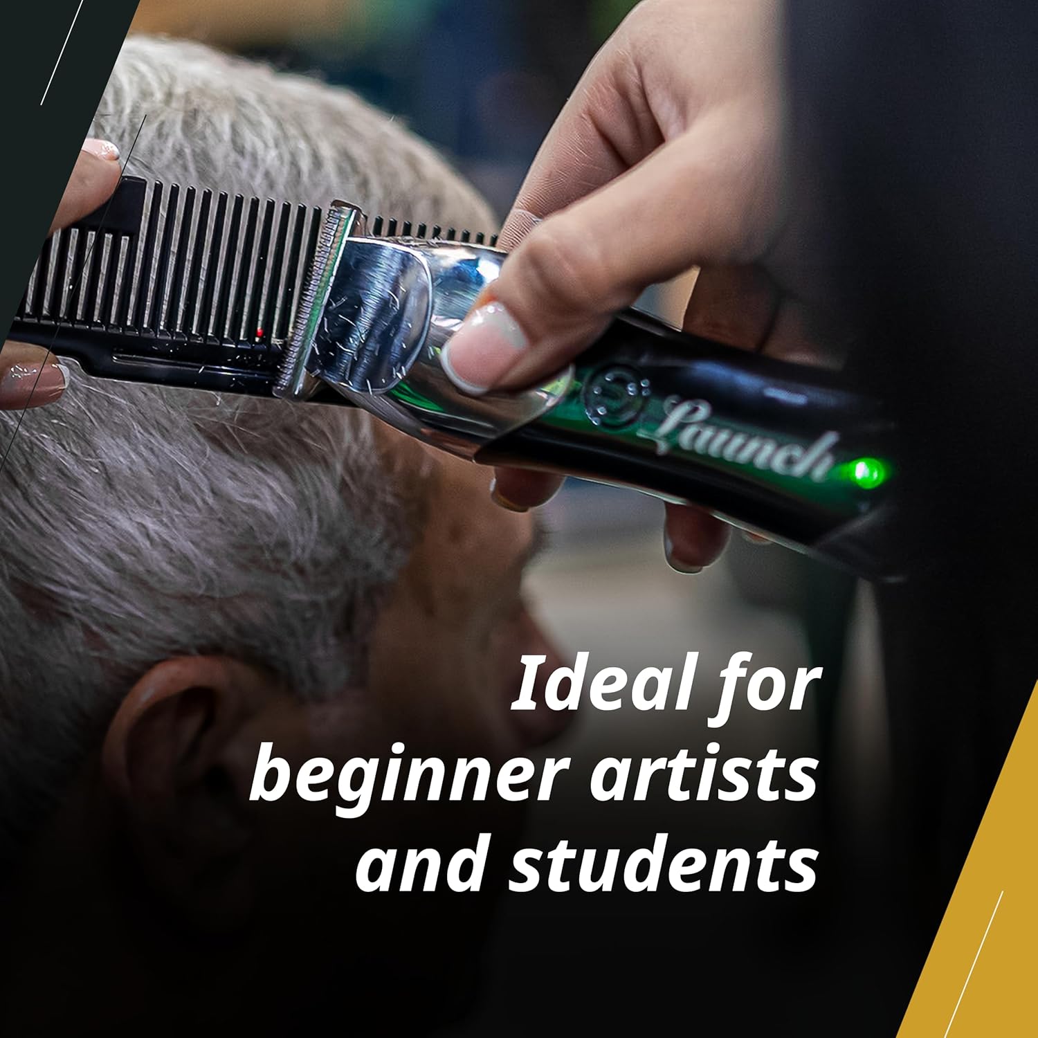 Wahl Professional Launch Trimmer, Cordless Compact 6000 RPM Rotary Motor, Wide Detachable T-Blade, 2 Hour Runtime