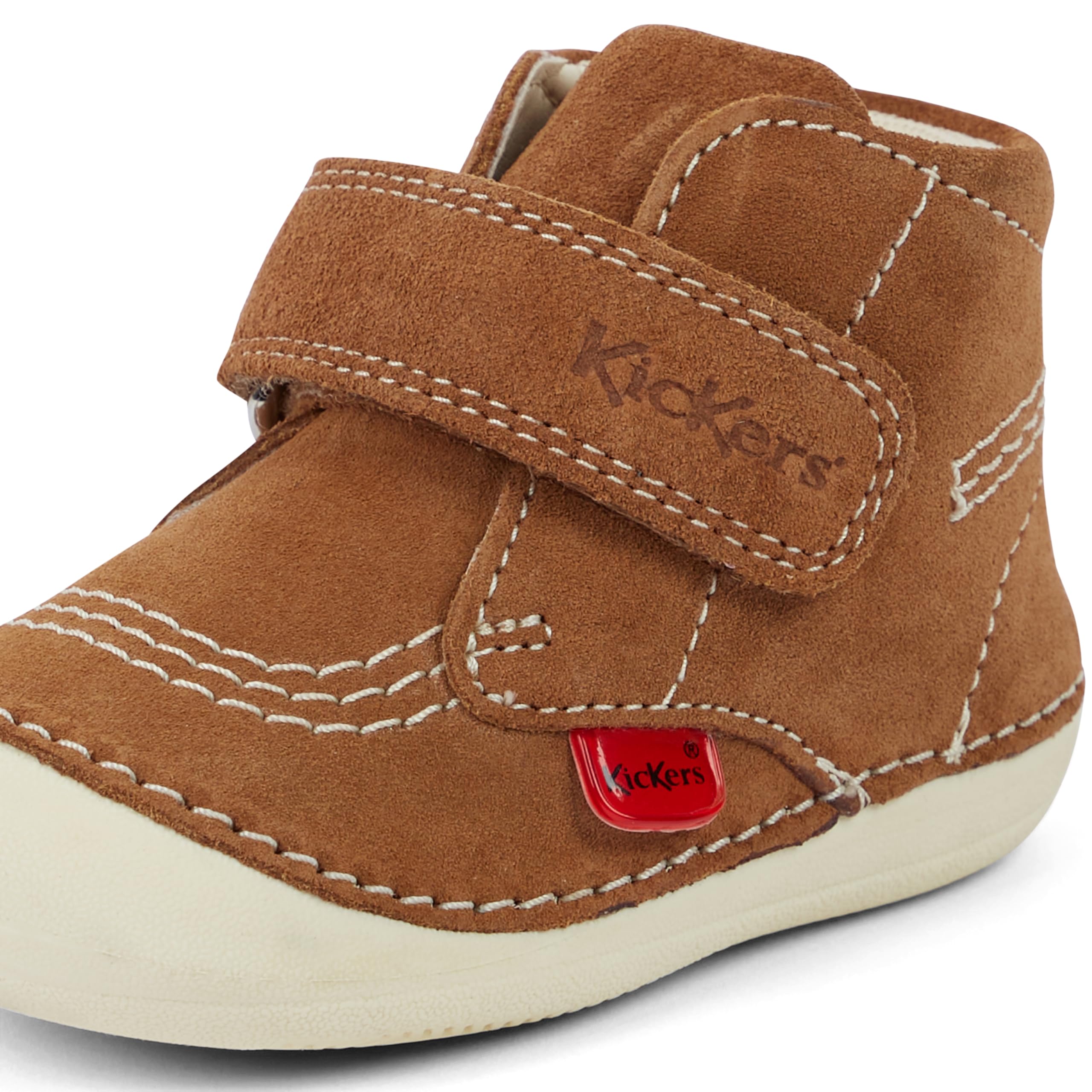 Kickers Softer Hi Boots | Soft Sole | Easy Fasten | Comfortable | Cushioned BottesMixte bébé