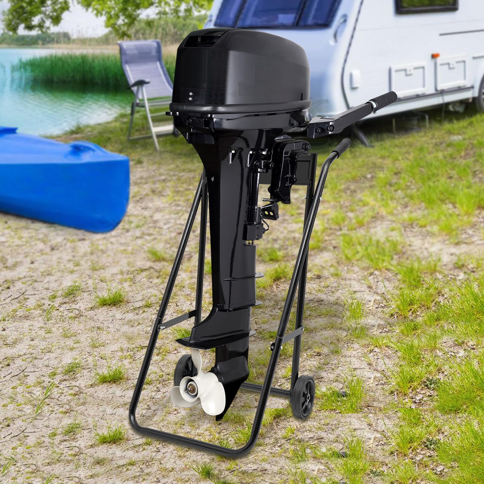 Carrello fuoribordo pieghevole, da 50 kg, per motori fuoribordo da fuoribordo da 30 CV
