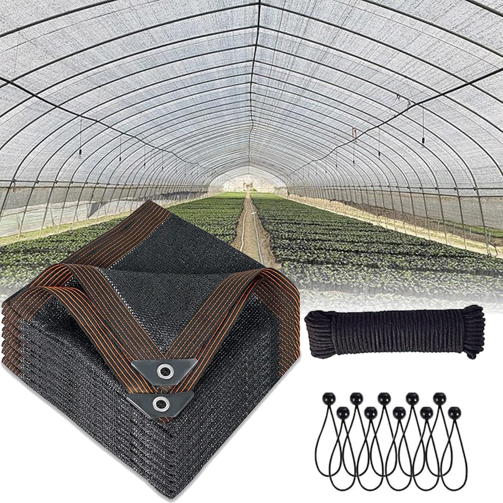 Żywica UV czarny ogród e pokrywa 18 x 60 m filtr przeciwsłoneczny tkanina siatkowa z przelotkami wpuszczanymi do roślin szklarni na zewnątrz ogród ochrona e siatka