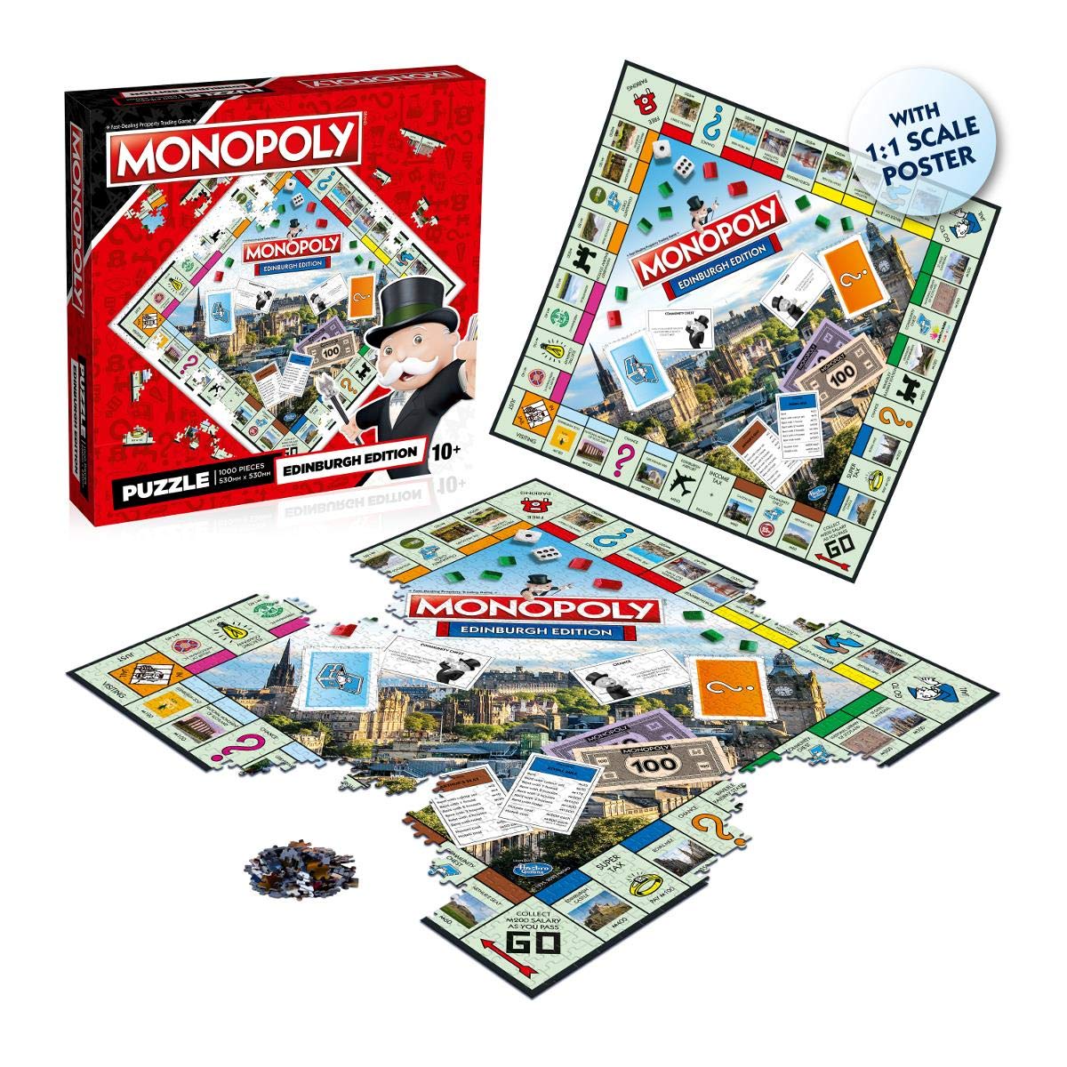 WINNING MOVES - PUZZLE MONOPOLY - Rue de la PAIX - 1000 pieces