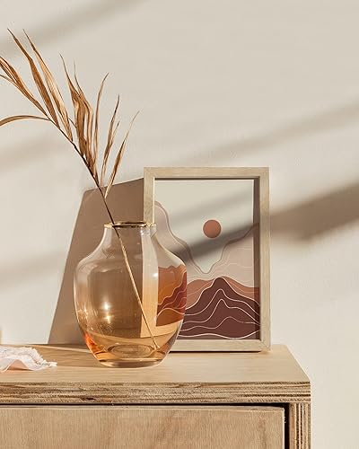 Miniatura 6 de HAUS AND HUES - Portarretratos de madera de 4 x 6 pulgadas, 1 marco de madera natural de 4 x 6, portarretratos beige de 4 x 6 para pared, marco de