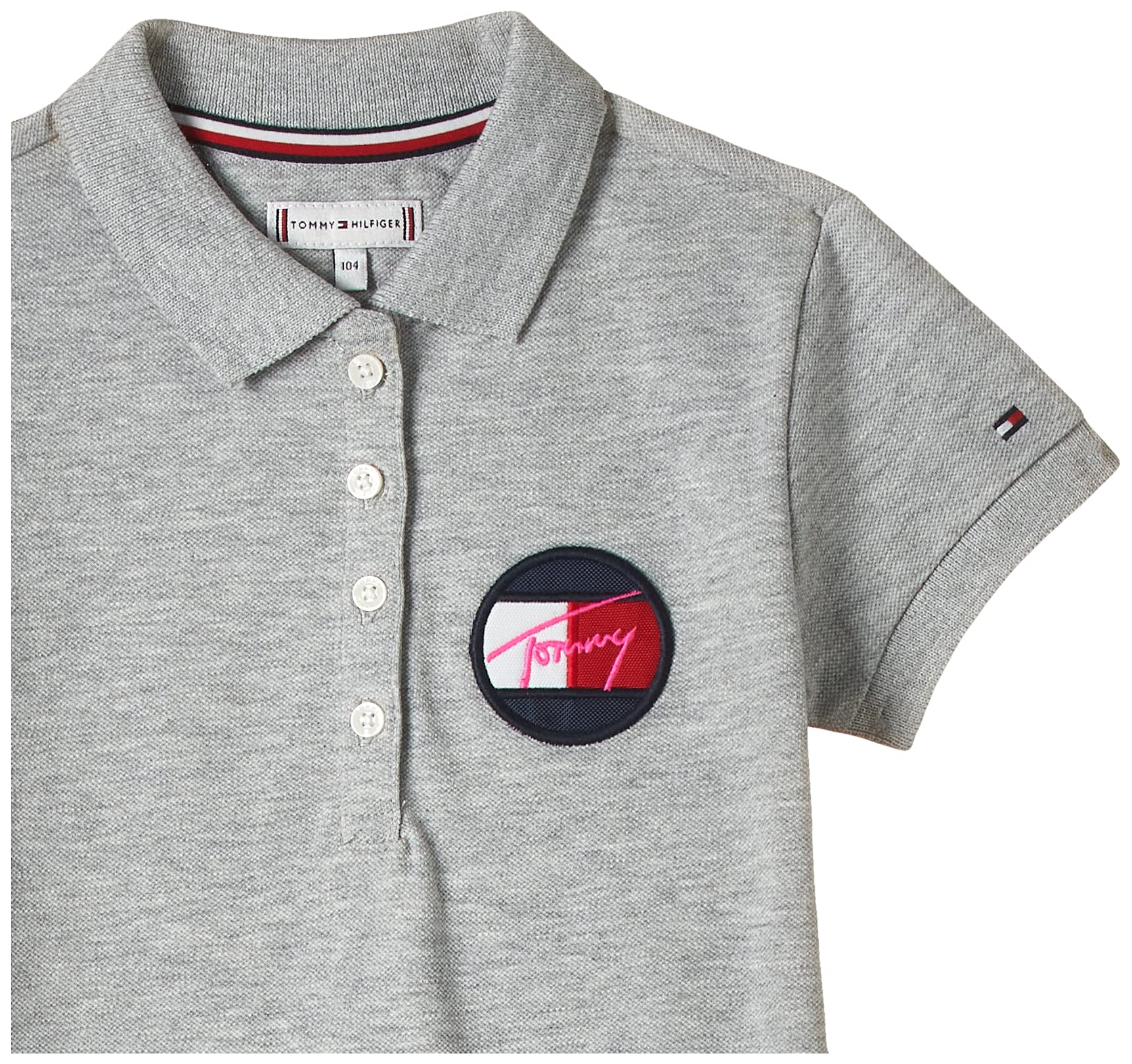 Tommy Hilfiger Mädchen Essential Polo S/S Poloshirt