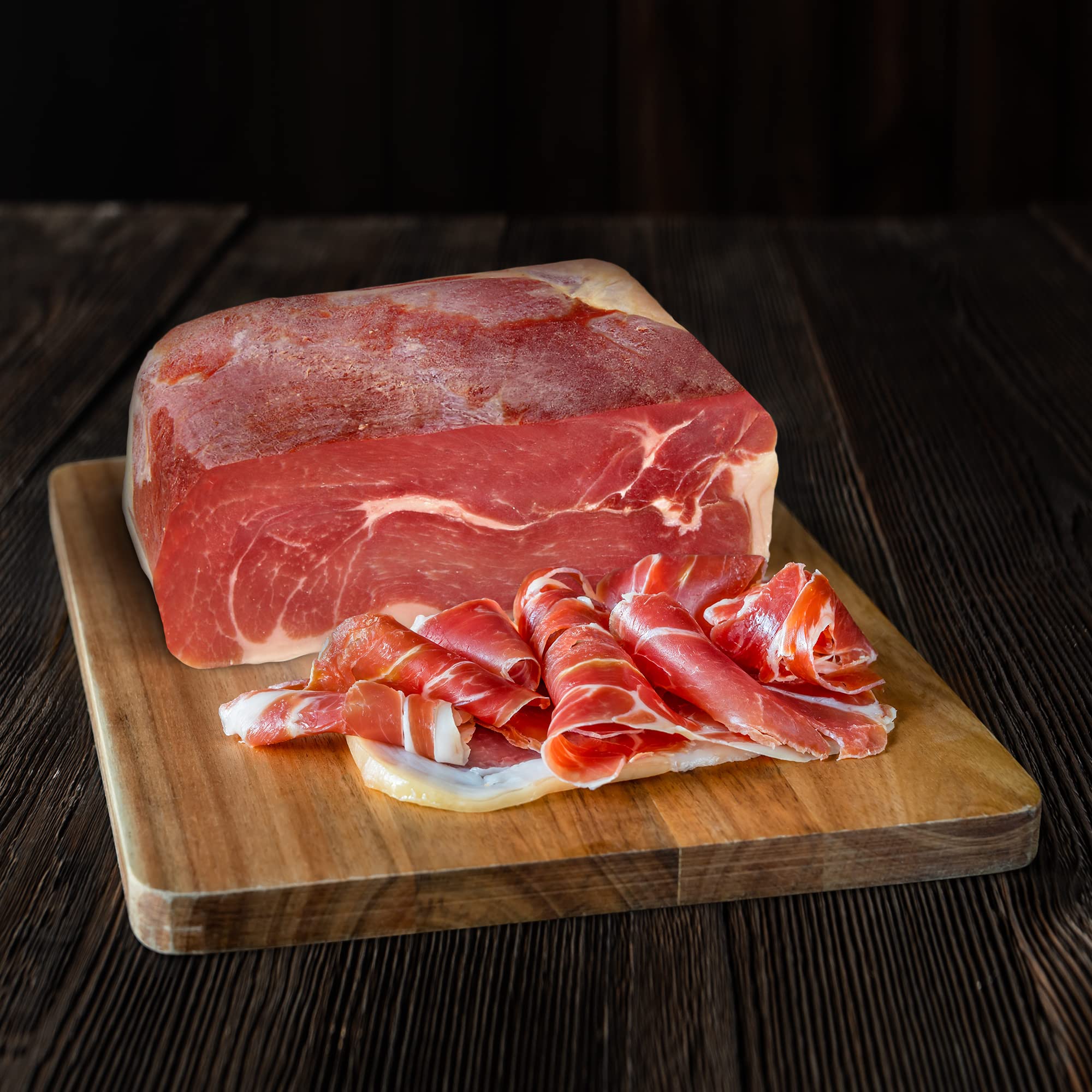 Prosciutto Crudo Serrano Spagnolo Stagionato e Disossato 1 Kg + Lomo (Lonza) Duroc Natural 250 gr + Chorizo Salsiccia 200 gr - Jamon Serrano Crudo Jamonprive
