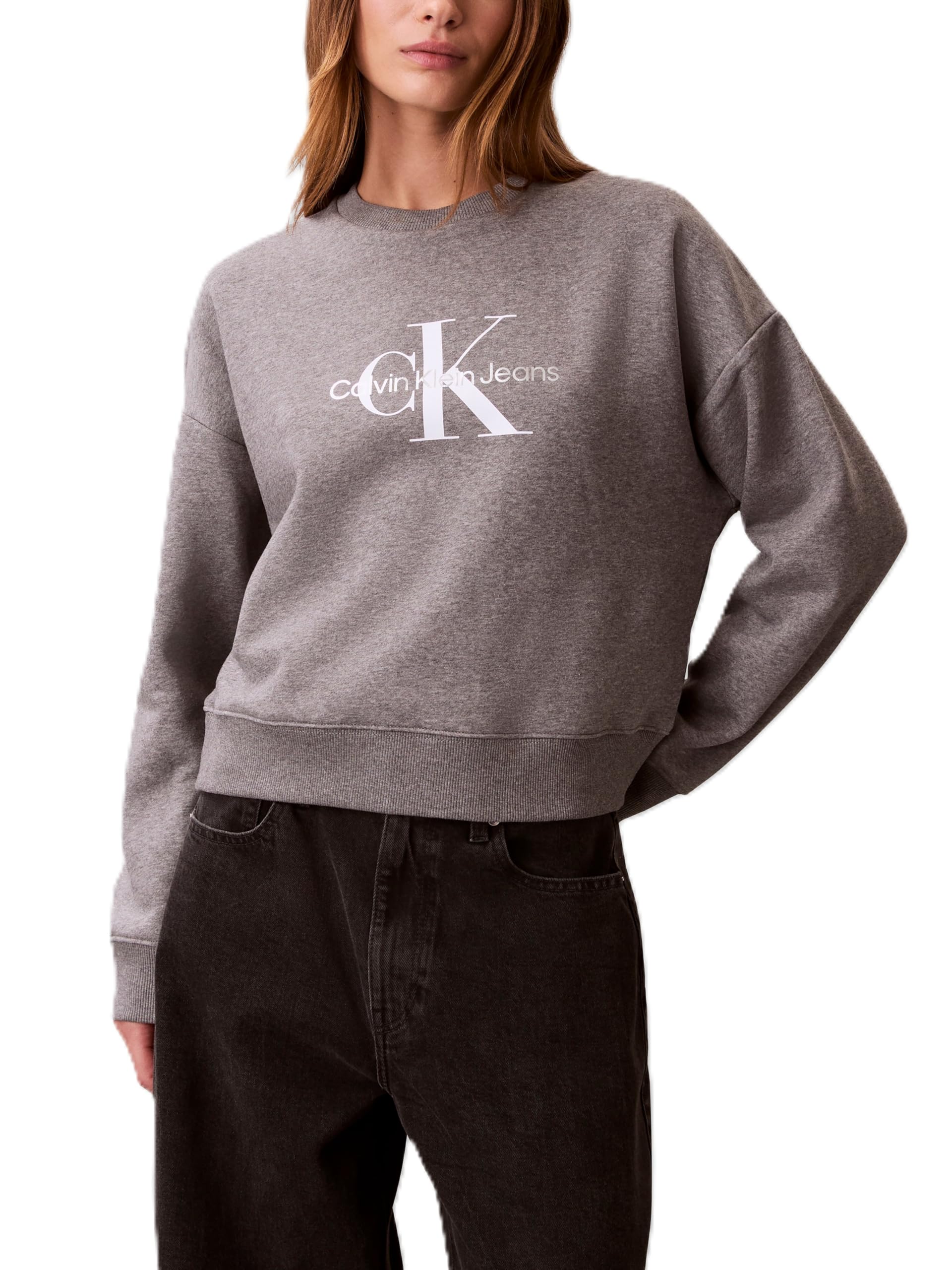 

                                                    Calvin Klein Women's Monogram Logo Crewneck Sweats