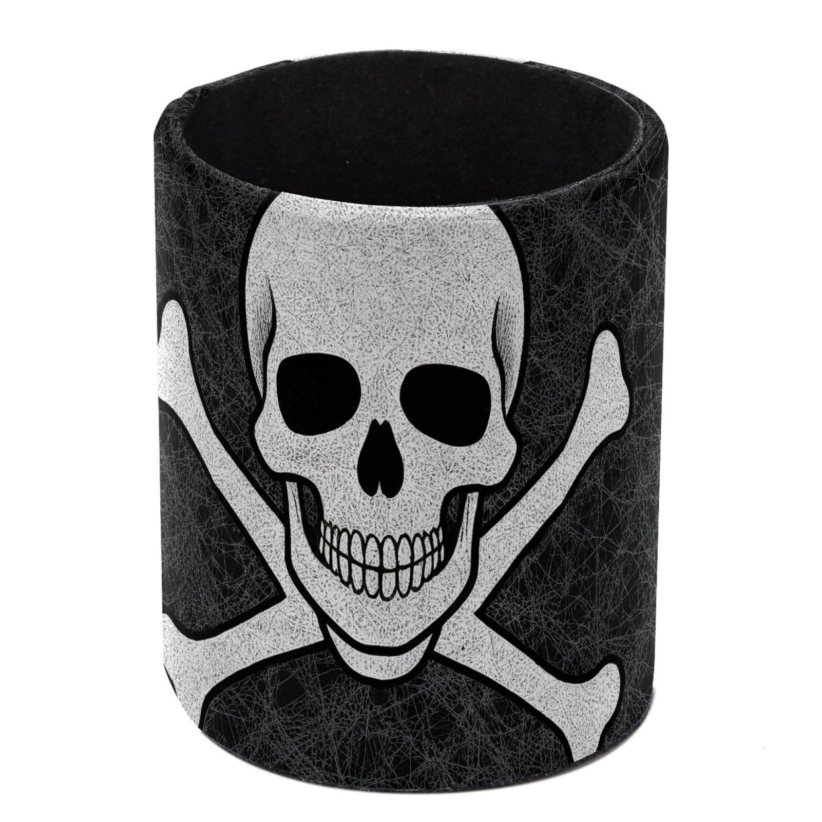 FWJZDSP Skeleton Pirates Pencil Cup Pen Organizer Makeup Brush Holder for Office Home Countertop Desk Accessory Storage
