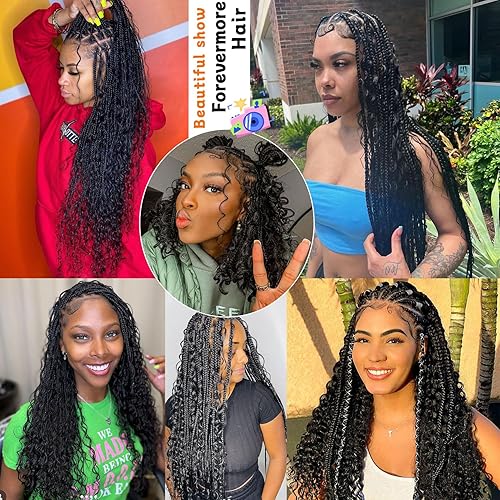Miniatura 8 de Cabello humano para trenzar, ondulado profundo, cabello humano a granel para trenzar, sin trama, cabello humano húmedo y ondulado, extensiones de