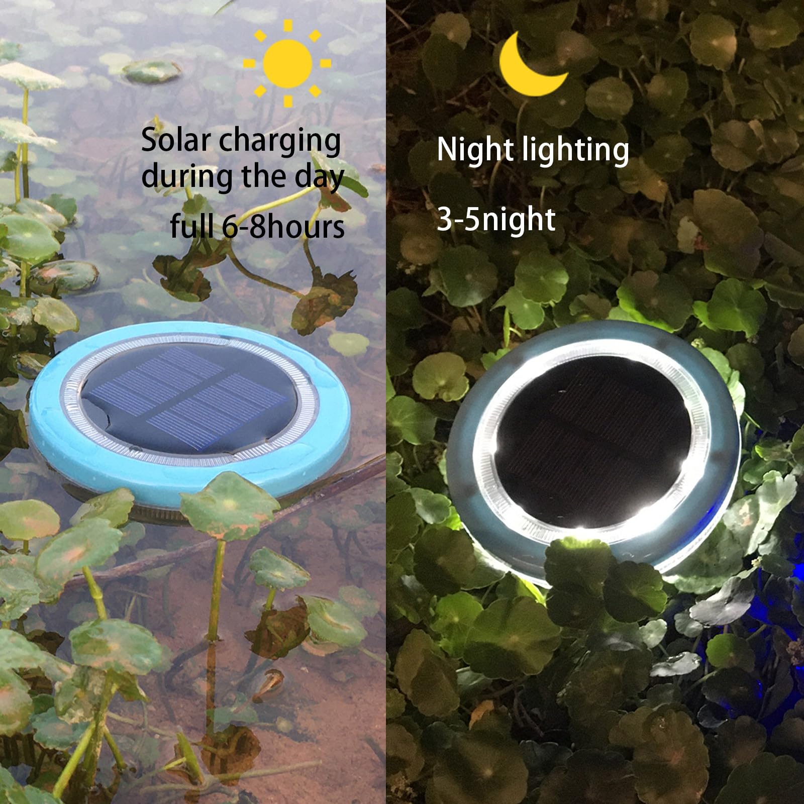 Poolbeleuchtung Solar Pool Licht Unterwasser, Pool Beleuchtungen Solar Unterwasser Licht, Wasserdichtes Poollampe Solarpoollicht für Pool Teich Badewanne Brunnen Aquarium Garten Rasen (4PCS)