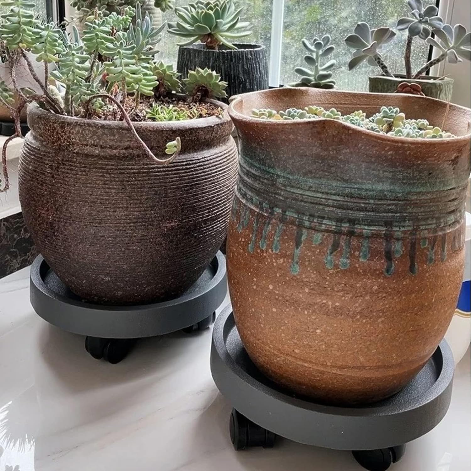 WanderingDonkey Potted Flower Mover Dolly with Casters