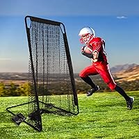 Vista 8 de Football Kicking Cage Net - Heavy Duty Portable Training Net with Steel Frame for Backyard Indoor Outdoor Field Goal Training & Punting Passing