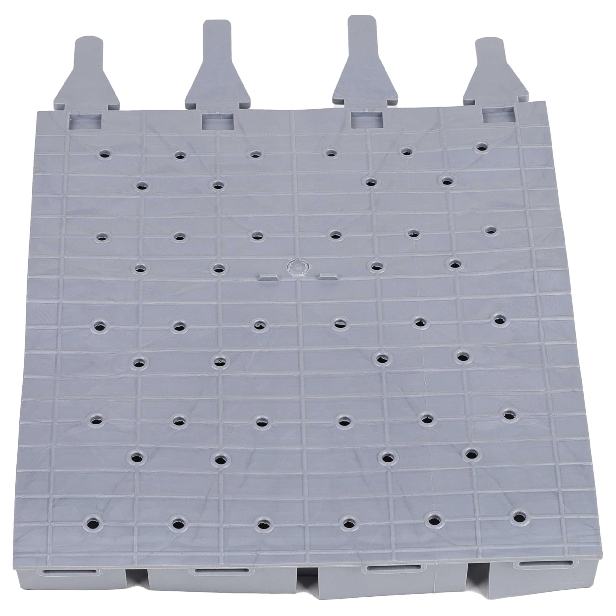 vhbw Brosse Compatible Zodiac RG3200 OT3290 Robot Piscine Caoutchouc 24,7x18x2,8 cm