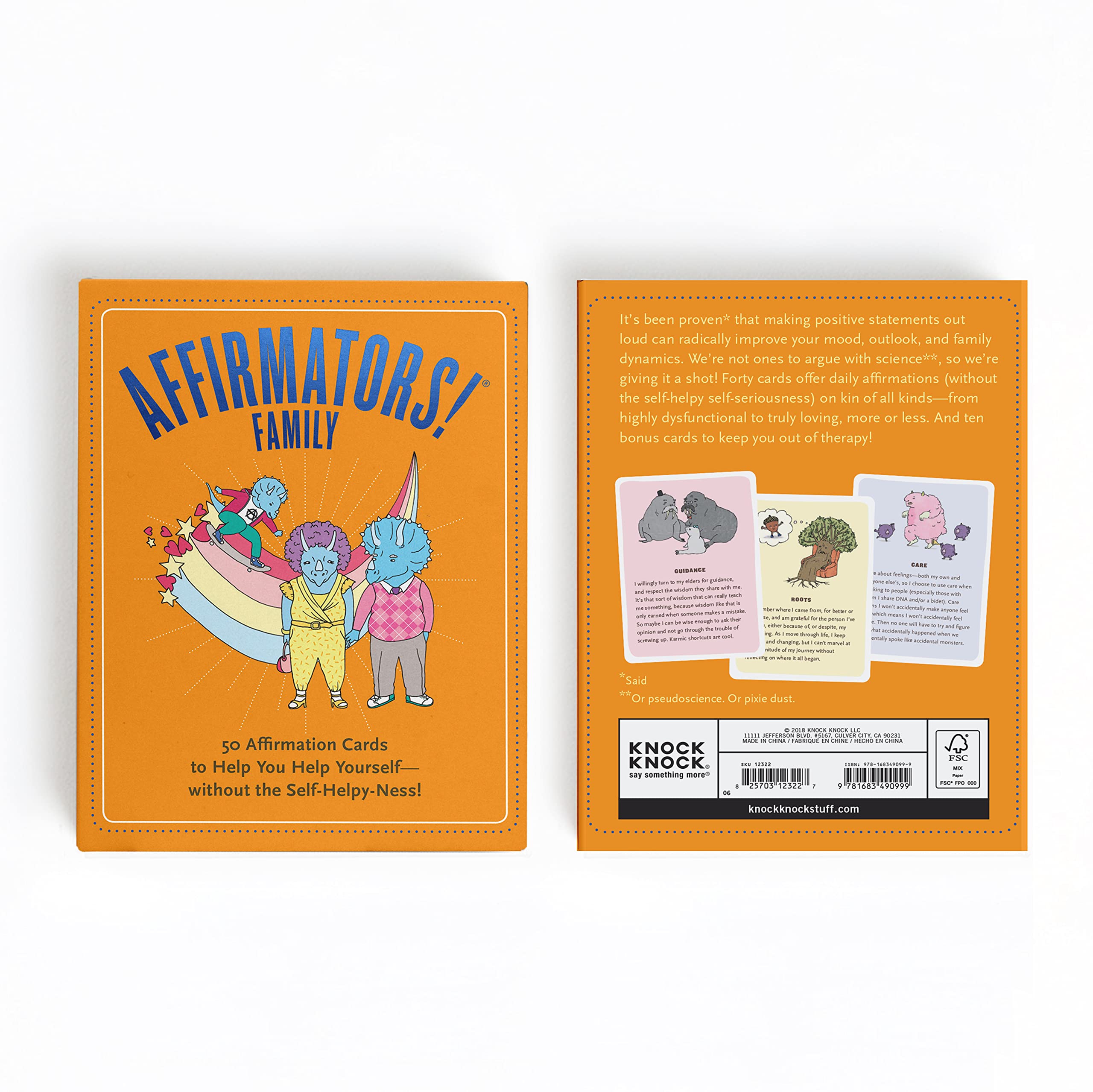 Affirmators! Family Deck: 50 Affirmation Cards on Kin of All Kinds - Without the Self-Helpy-Ness!