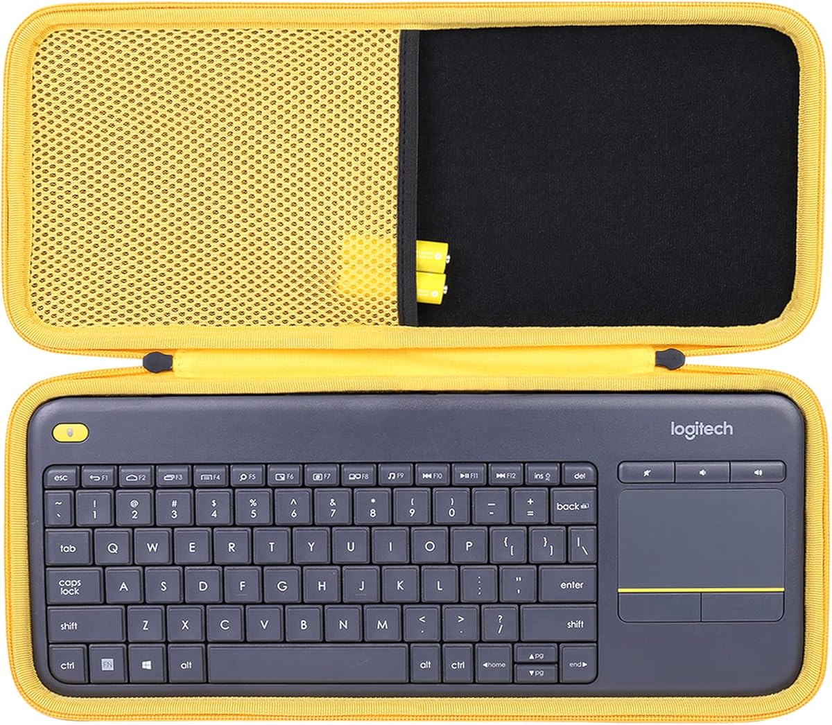 co2CREA Hard Case Replacement for Logitech K400 Plus Wireless Touch Keyboard Touchpad
