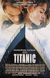 Titanic Poster Reprint – 90s Romantic Drama Classic Film Wall Art Iconic Movie Home Decor (11x17 Inches)