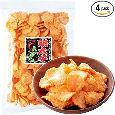 Amazon 吉松 明太子えびせん 300g チャック付 業務用 お菓子 せんべい 煎餅 おつまみ ピリッした辛さ スパイシー工房 スパイシー工房 せんべい 米菓 通販