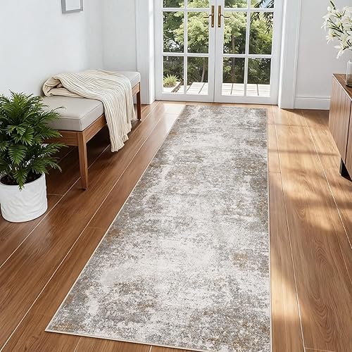 Miniatura 23 de Alfombras de área de 8x10 lavables a máquina - Alfombras grandes modernas abstractas para sala de estar, alfombra delgada suave antideslizante para