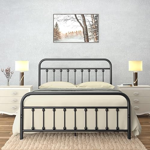Golden Gate Beds Vintage Style Metal Bed Frame with Wrought