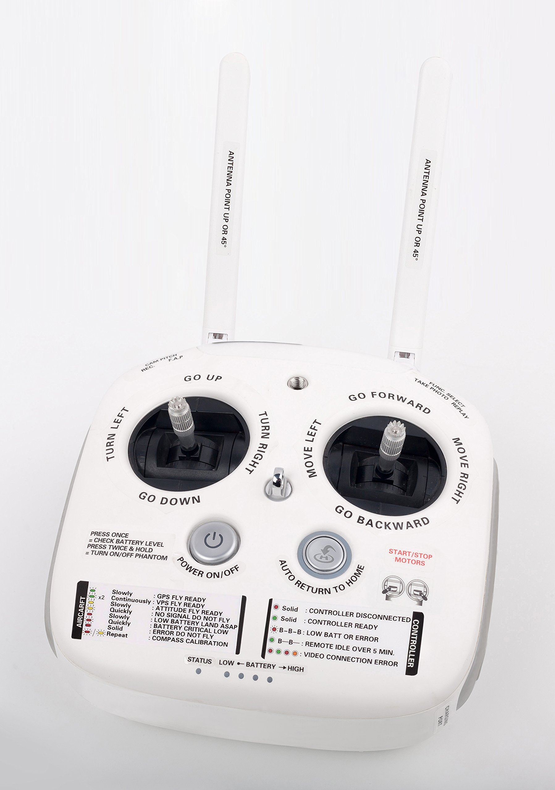 Sticker Set Function ID Marking Decal White for DJI Phantom 3 Professional and Advanced Multifunction