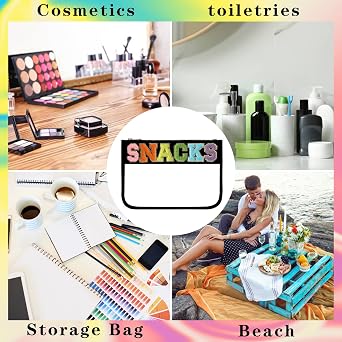 DYSHAYEN Clear Snacks Bag for Travel