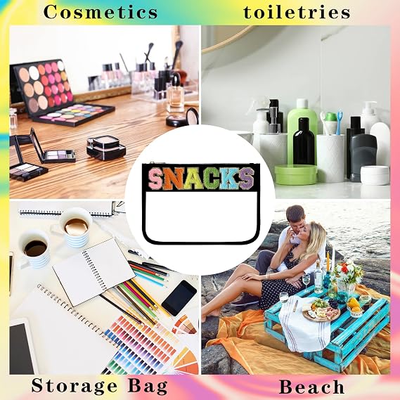 DYSHAYEN Clear Snacks Bag for Travel