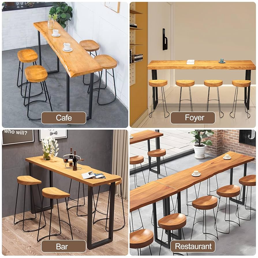 BAR COUNTER TABLE SMBT×NTF Amazon.com: 47.24 In Bar Table,Counter Height Pub Table with