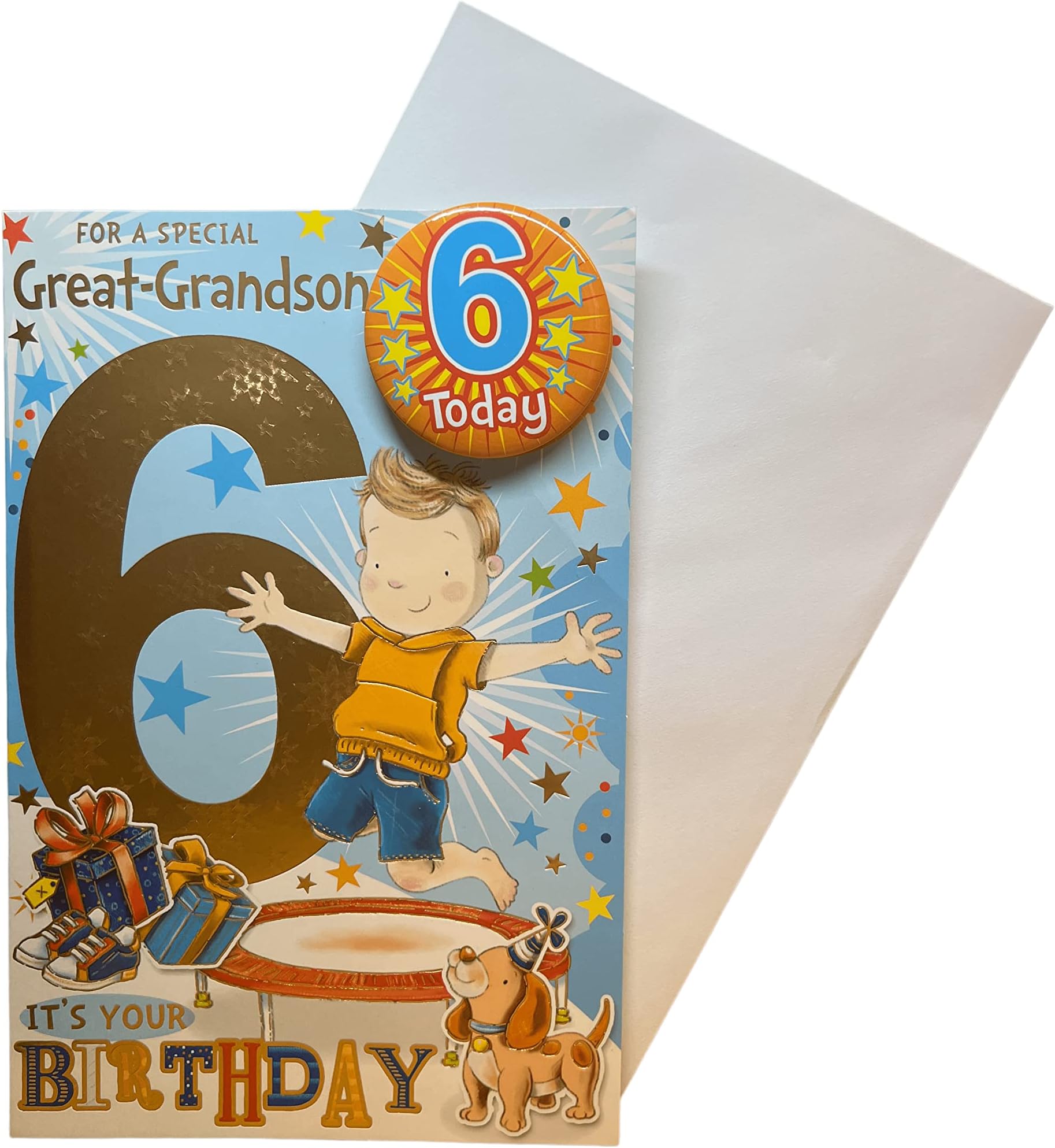 Biglietto Di Auguri Per Nipote Speciale Con Scooter – Jonny Javelin “Un Abbraccio Gigante Per Il Mio Nipote Preferito!”