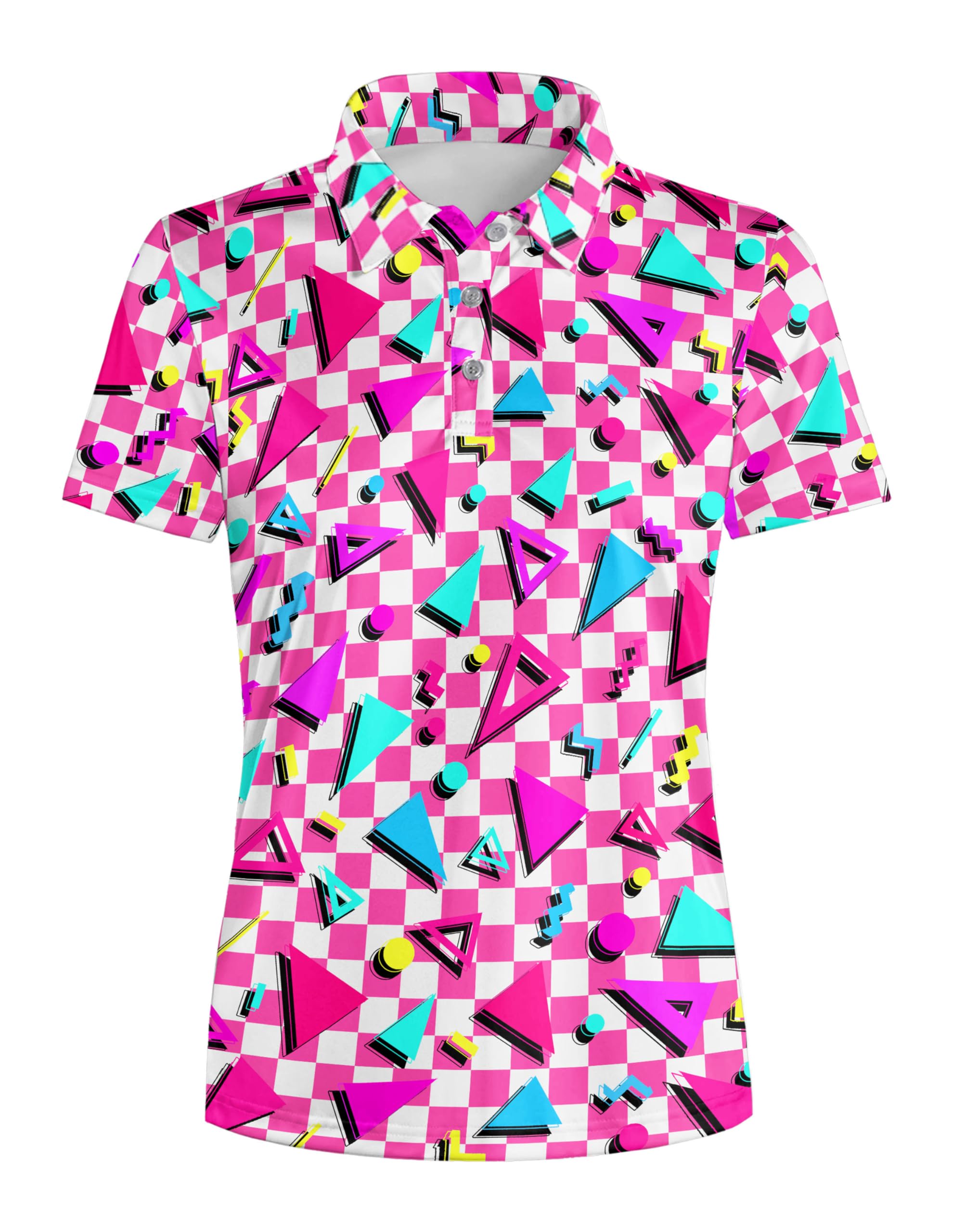 Womens Golf Shirts Moisture Wicking with fun print
