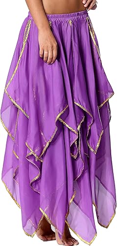 Miniatura 4 de Falda de gasa de lentejuelas para traje de mujer