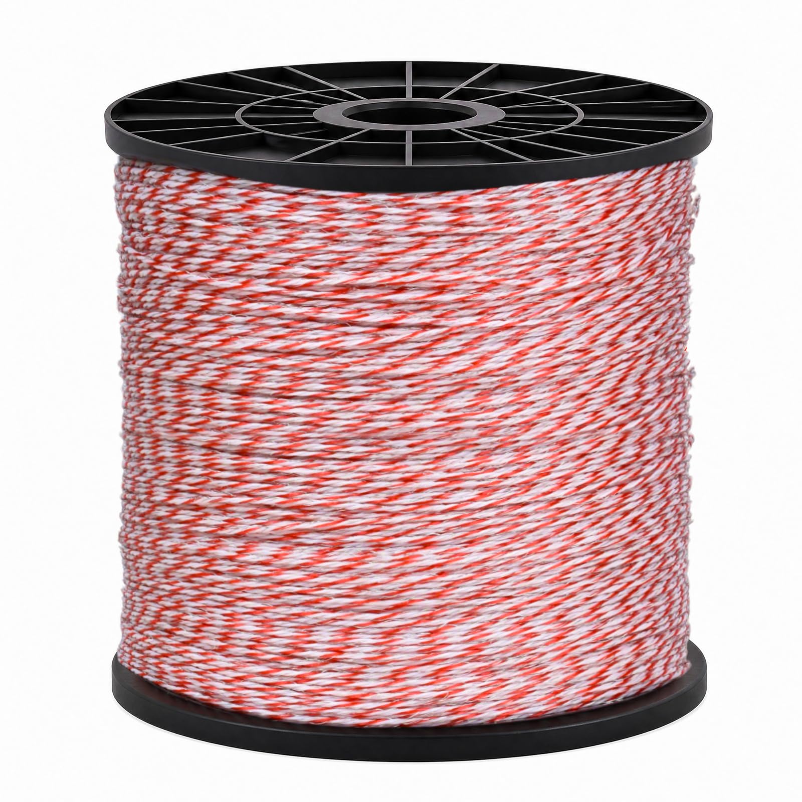 1000m Hilo para Pastor Eléctrico, Cercas Eléctricas Cinta 6 Conductores | Alta Conductividad y Resistencia UV, Cable Valla Eléctrica para Caballos, Vacas, Perros, Jardín Pastos Granja
