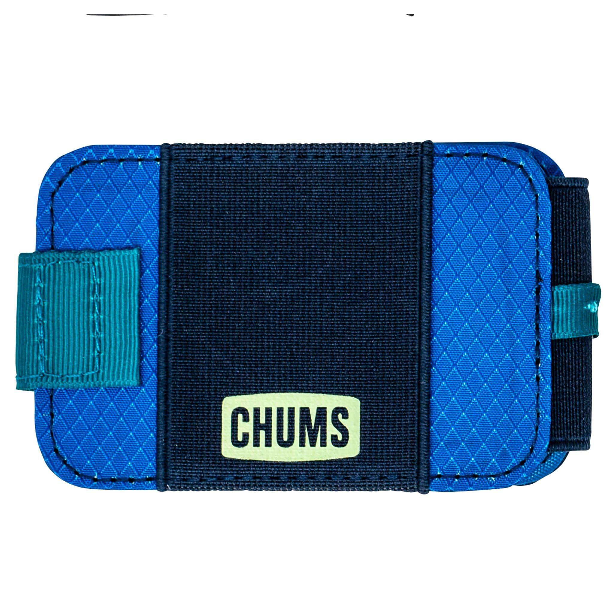 Chums Bandit Bi-Fold Wallet – Slim RFID Wallet for Men & Women, Reversible Card, ID & Money Holder (Lake)