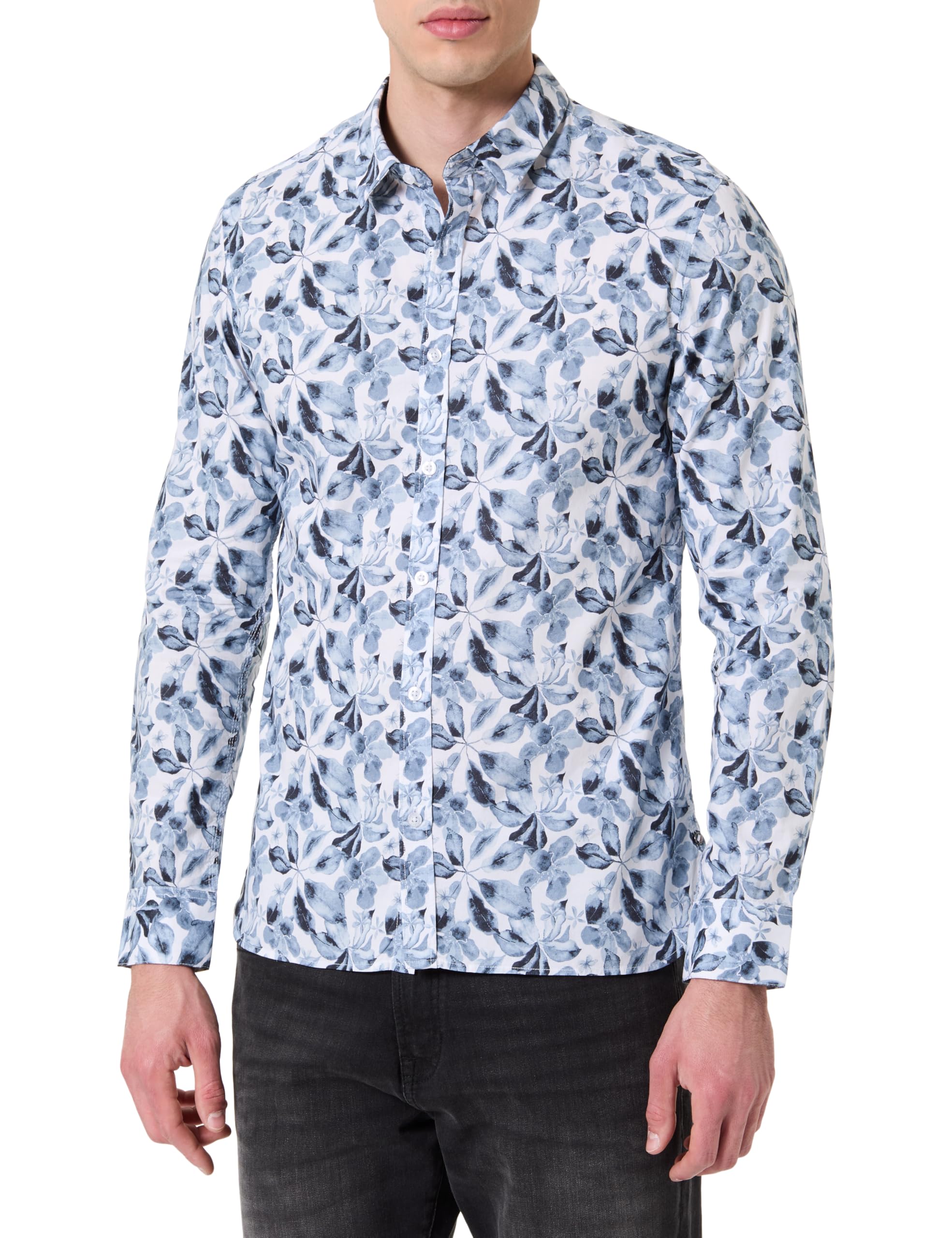 Teddy Smith C-Axel Ml Camisa de Vestir Hombre