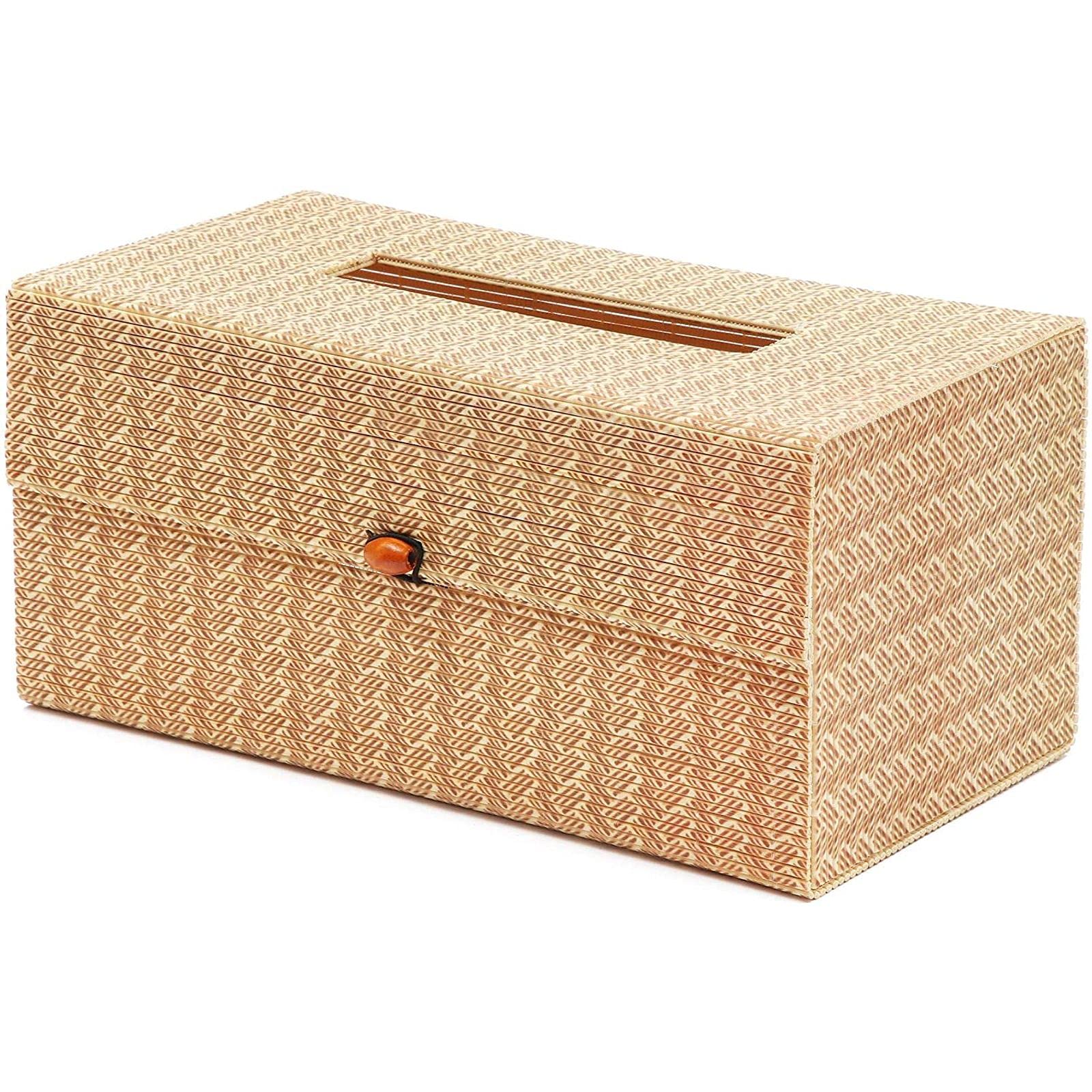 Amazon.com: Juvale Rectangular Tissue Box Cover - Brown, 11×6×5 in