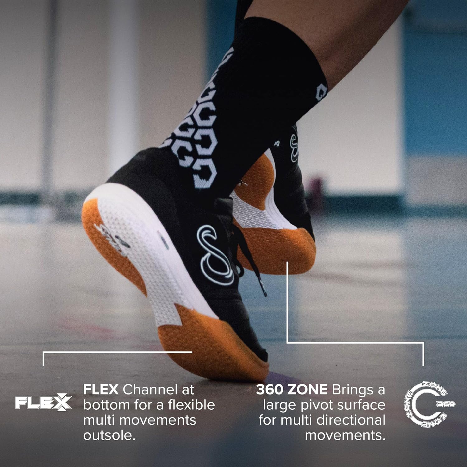 SENDA Ushuaia Club 2.0 Indoor Soccer, Court, and Futsal Shoes, Unisex, Adult and Youth Sizes - Image 7