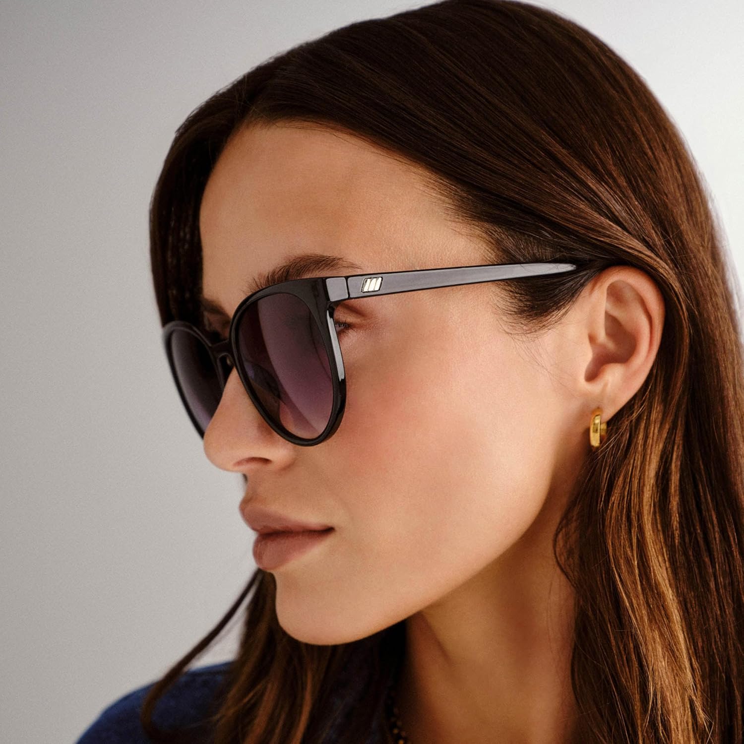 Le Specs Women's Armada Sunglasses, Black/Smoke Grad, One Size - Image 7