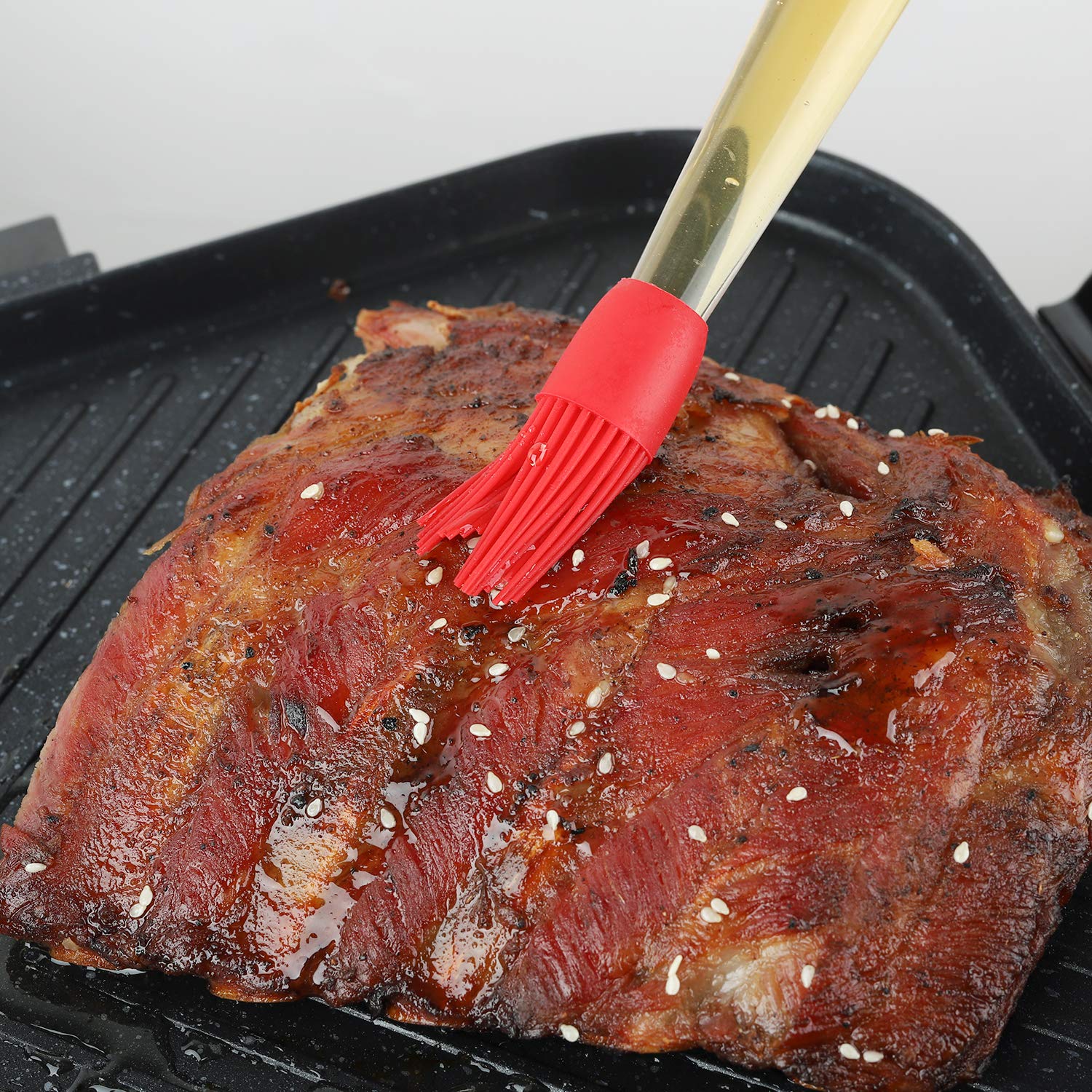 Poire à Jus Et Sauce 3 Pièces Avec Brosse - Pour Injecter Viande, Dinde, Barbecue (30 Ml)