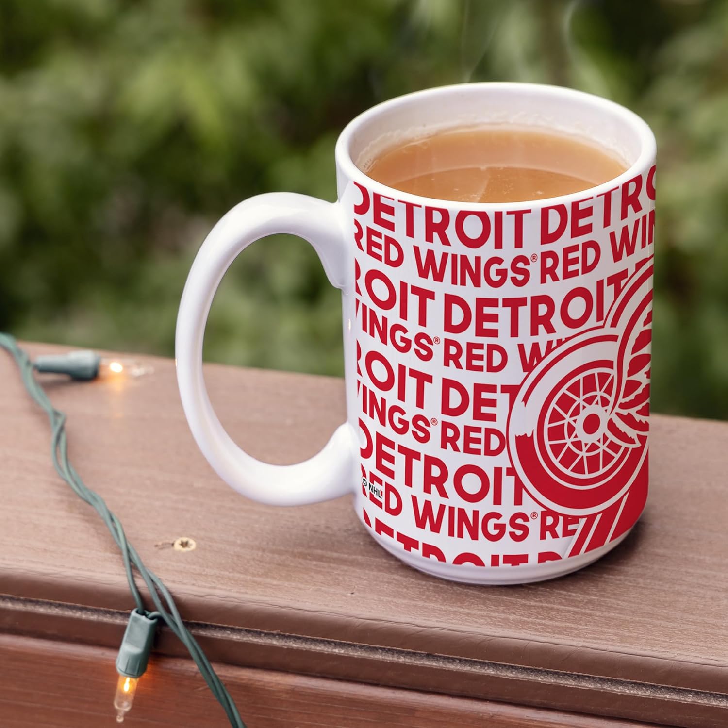 Rico Industries NHL Hockey Chicago Blackhawks 15 oz White Ceramic Mug - Image 3