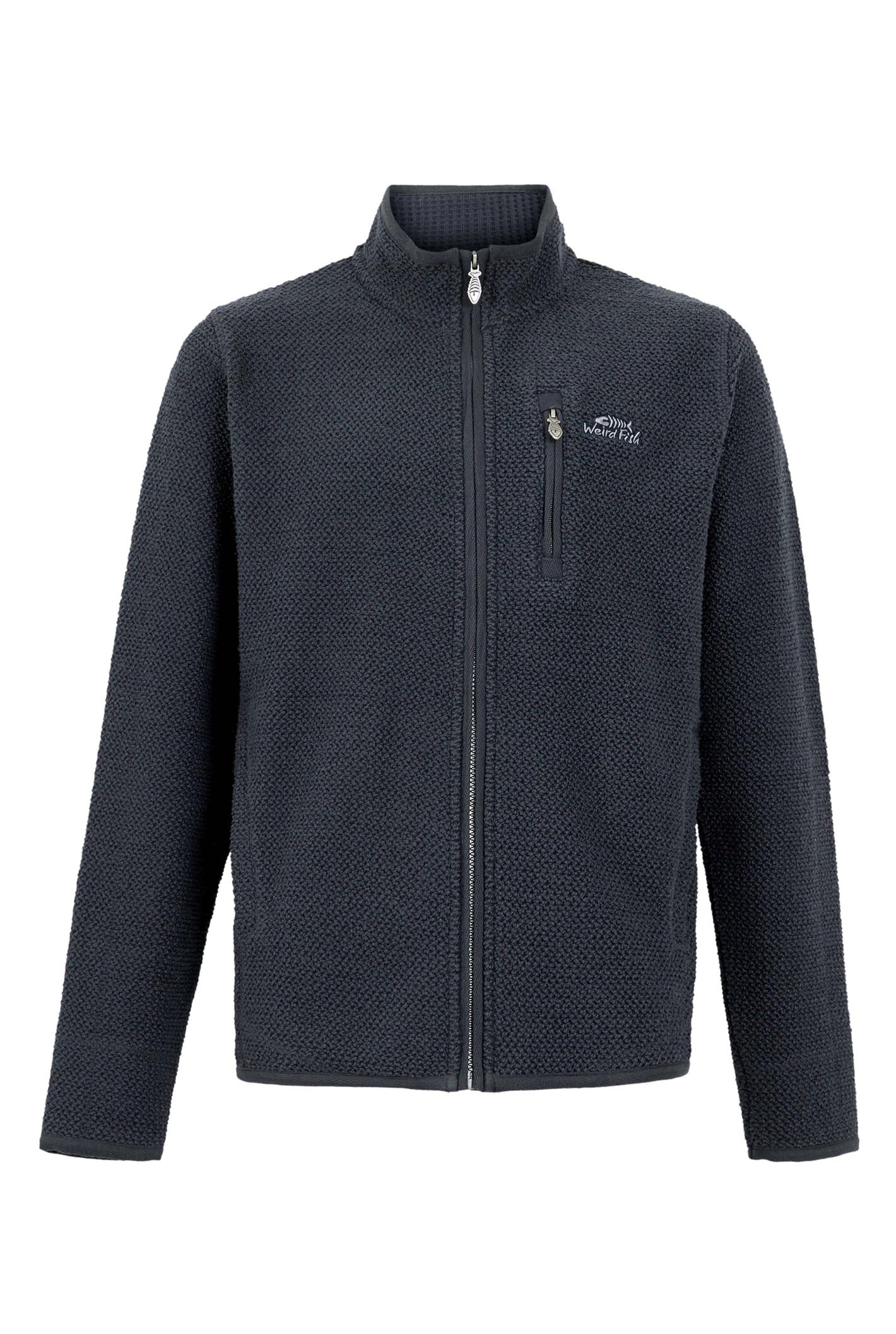 Weird Fish Transom Full Zip Macaroni Sweatshirt Navy Size M. (Jumper/Sweater/Fleece)