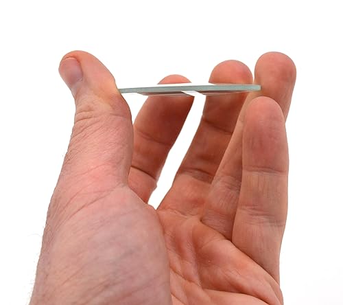 Miniatura 3 de Eisco Labs juego de lentes de vidrio óptico premium de 6 unidades, diámetro de 1.97 pulgadas - 3 convexos dobles (20, 30, 50 cm FL) y 3 cóncavos