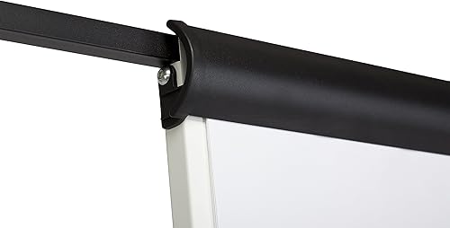 Miniatura 5 de MasterVision Caballete móvil, caballete multiusos de presentación de 360 grados, superficie magnética de borrado en seco, negro, grande de 6 pies a