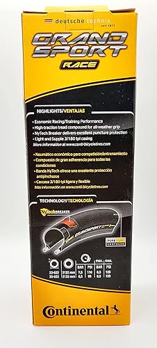 Miniatura 2 de Continental Grand Sport Race All Rounder Bicicleta 700x25 NyTechBreaker - Par (2 Neumáticos)