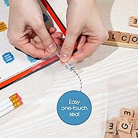 Vista 5 de Spartan Industrial - 1000 unidades de 6 x 9 pulgadas, 2 mil, bolsas de plástico con cremallera transparente con cierre de cierre resellable