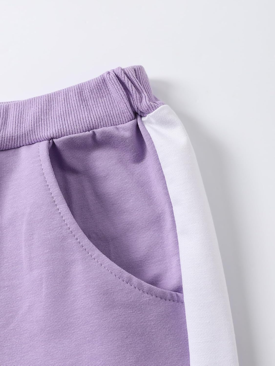 Girls Clothes 2 Piece Sweatsuit Set Half Zip Sweatshirt & Pants Fall Winter Outfits for Teen Tween Girls Size 7-14Y - Image 7