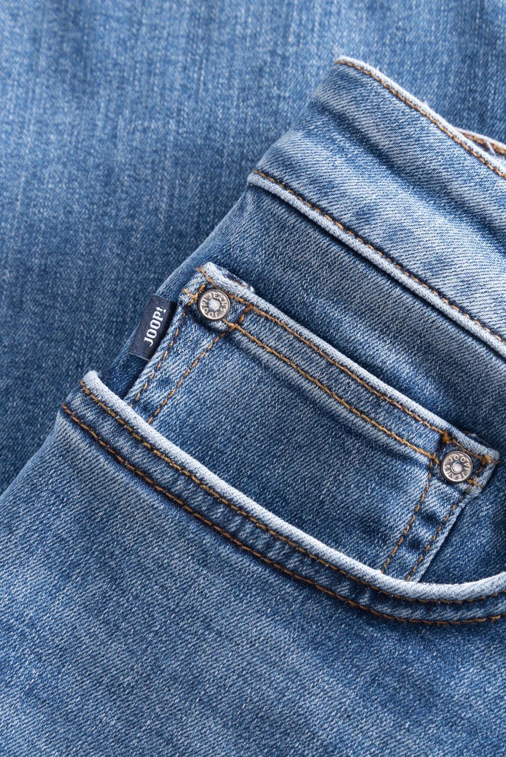 Joop! Męskie dżinsy Mitch - Nowoczesny krój - niebieski - Light Blue Denim W30 - W40 bawełna strecz, Jasnoniebieski denim 445, 32W / 30L