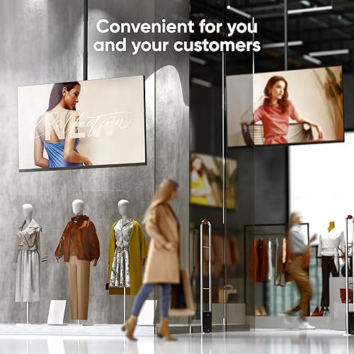 Miniatura 3 de ONKRON Soporte de techo para TV para pantalla de 32 a 80 pulgadas de hasta 150 libras, movimiento completo, altura ajustable, soporte de TV largo de